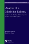 Analysis of a Model for Epilepsy : Application of a Max-Type Di?erence Equation to Mesial Temporal Lobe Epilepsy - eBook