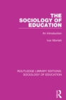 The Sociology of Education : An Introduction - eBook
