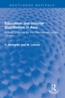 Education and Income Distribution in Asia : A study prepared for the International Labour Office... - eBook
