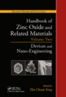 Handbook of Zinc Oxide and Related Materials : Volume Two, Devices and Nano-Engineering - eBook