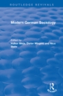 Modern German Sociology - eBook