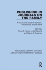 Publishing in Journals on the Family : Essays on Publishing - eBook