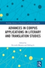 Advances in Corpus Applications in Literary and Translation Studies - eBook