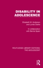 Disability in Adolescence - eBook