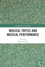 Musical Topics and Musical Performance - eBook