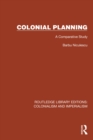 Colonial Planning : A Comparative Study - eBook