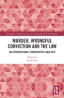Murder, Wrongful Conviction and the Law : An International Comparative Analysis - eBook
