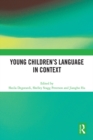Young Children's Language in Context - eBook