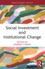 Social Investment and Institutional Change - eBook