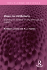 Ideas on Institutions : analysing the literature on long-term care and custody - eBook