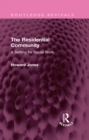 The Residential Community : A Setting for Social Work - eBook