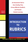 Introduction to Rubrics : An Assessment Tool to Save Grading Time, Convey Effective Feedback, and Promote Student Learning - eBook