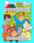 Farm Animals Coloring Book : For Kids Ages 3-8, Delightful Designs for Boys and Girls with farm animals - Book