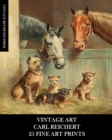 Vintage Art : Carl Reichert: 25 Fine Art Prints: Animal Ephemera for Framing, Collage and Decoupage - Book