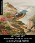Vintage Art : Birds of Central Europe: 35 Botanical Prints - Book