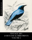 Vintage Art : 20 Botanical Bird Prints Volume 2: Ephemera for Framing, Collage, Mixed Media and Junk Journals - Book