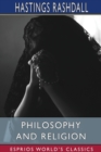Philosophy and Religion (Esprios Classics) : Six Lectures Delivered at Cambridge - Book