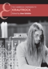 The Cambridge Companion to Krautrock - Book