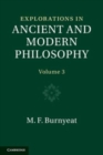 Explorations in Ancient and Modern Philosophy: Volume 3 - Book