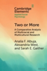 Two or More : A Comparative Analysis of Multiracial and Multicultural Research - eBook