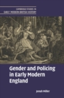 Gender and Policing in Early Modern England - eBook