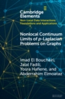 Nonlocal Continuum Limits of p-Laplacian Problems on Graphs - eBook