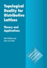 Topological Duality for Distributive Lattices : Theory and Applications - Book