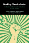 Working Class Inclusion : Evaluations of Democratic Institutions in Latin America - Book