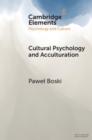 Cultural Psychology and Acculturation - Book