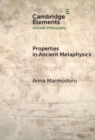 Properties in Ancient Metaphysics - Book