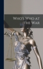 Who's Who at the War - Book