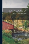 Catalogue of Lot Owners : Mount Hope Cemetery and Evergreen Cemetery - Book