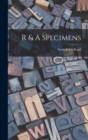 R & A Specimens - Book