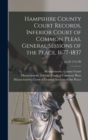 Hampshire County Court Records, Inferior Court of Common Pleas, General Sessions of the Peace, 1677-1837; no.20 1715-90 - Book