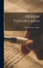 Hebrew Vocabularies - Book