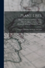 Plant Lists : Colombia, Chile, Peru, and Brazil, 1922-1939 - Book