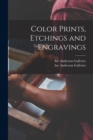 Color Prints, Etchings and Engravings - Book