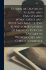 Return of Deaths in Kilrush and Ennistymon Workhouses and Hospitals, March 1850-51, With Observation of Medical Officer, Dietary in Workhouses, and Correspondence - Book