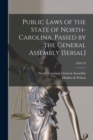 Public Laws of the State of North-Carolina, Passed by the General Assembly [serial]; 1858/59 - Book