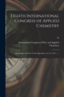 Eighth International Congress of Applied Chemistry : Washington and New York, September 4 to 13, 1912 ... --; 28 - Book