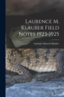 Laurence M. Klauber Field Notes 1923-1925 - Book