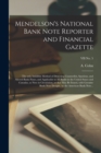 Mendelson's National Bank Note Reporter and Financial Gazette; VII No. 5 - Book