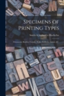 Specimens of Printing Types : Ornaments, Borders, Corners, Rules, Emblems, Initials, &c. - Book
