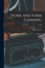 Home and Farm Canning; C158 - Book