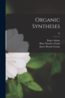 Organic Syntheses; 33 - Book
