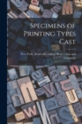 Specimens of Printing Types Cast - Book