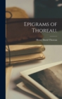Epigrams of Thoreau. - Book