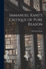 Immanuel Kant's Critique of Pure Reason - Book