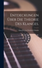Entdeckungen uber die Theorie des Klanges. - Book