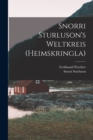 Snorri Sturluson's Weltkreis (Heimskringla) - Book